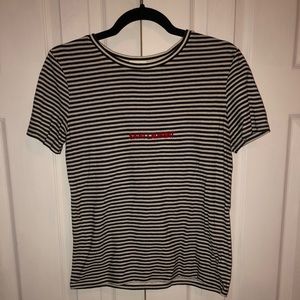 Saint Laurent Striped Knit T-Shirt